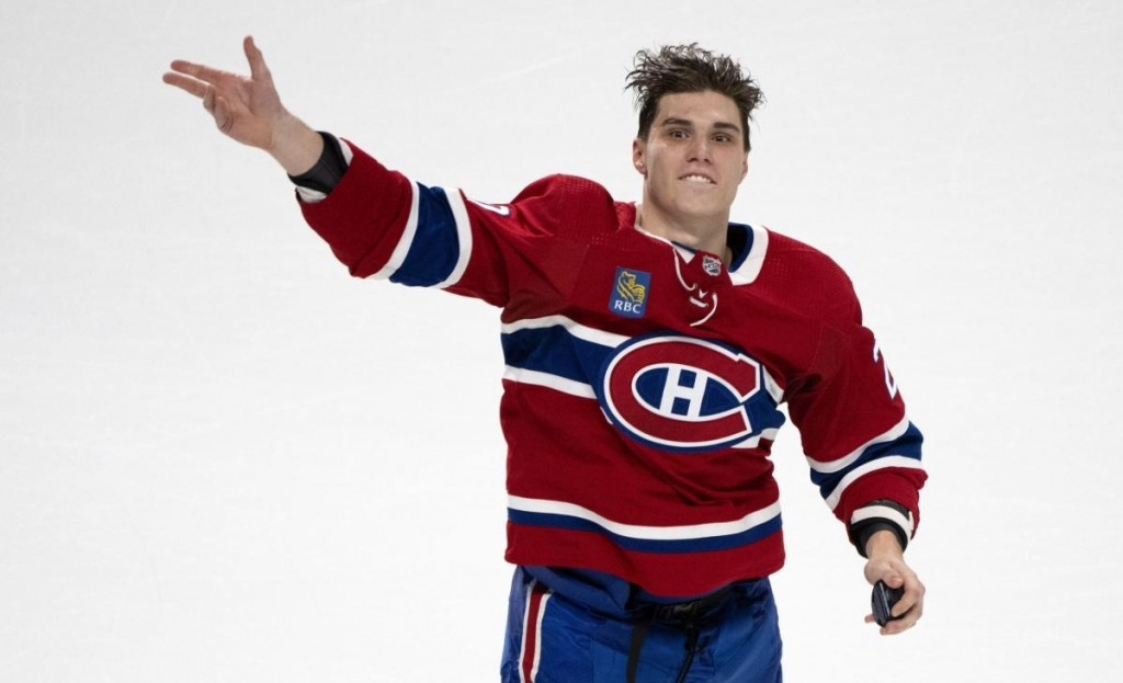 Juraj Slafkovsk&yacute;. FOTO: TASR/AP