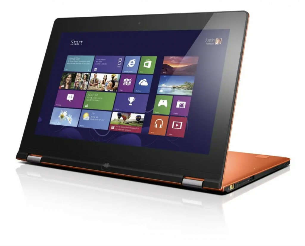 Lenovo Yoga 13, prvý konvertibilný notebook s 360-stupňovým otočným pántom FOTO: Lenovo