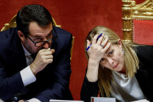 Talianska premiérka Georgia Meloniová. FOTO: REUTERS