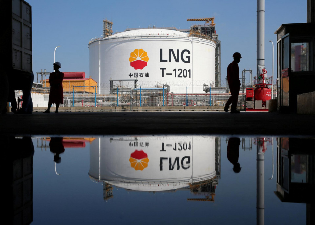 Zásobník LNG. FOTO: Reuters
