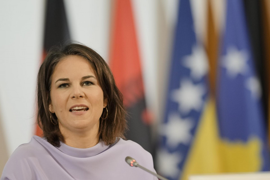 Nemecká ministerka zahraničných vecí Annalena Baerbocková. FOTO: TASR/AP
