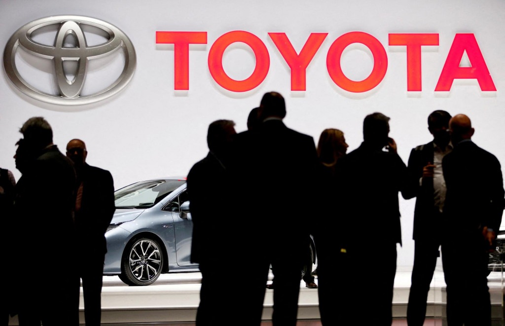 Logo automobilky Toyota. FOTO: Reuters