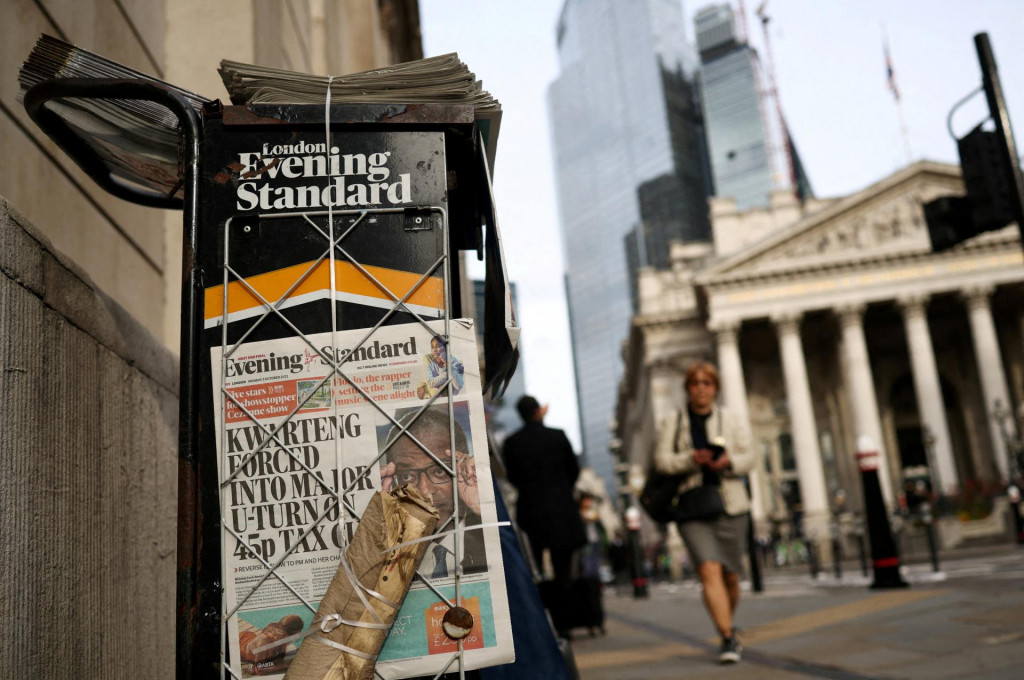 Britská centrálna banka. FOTO: Reuters