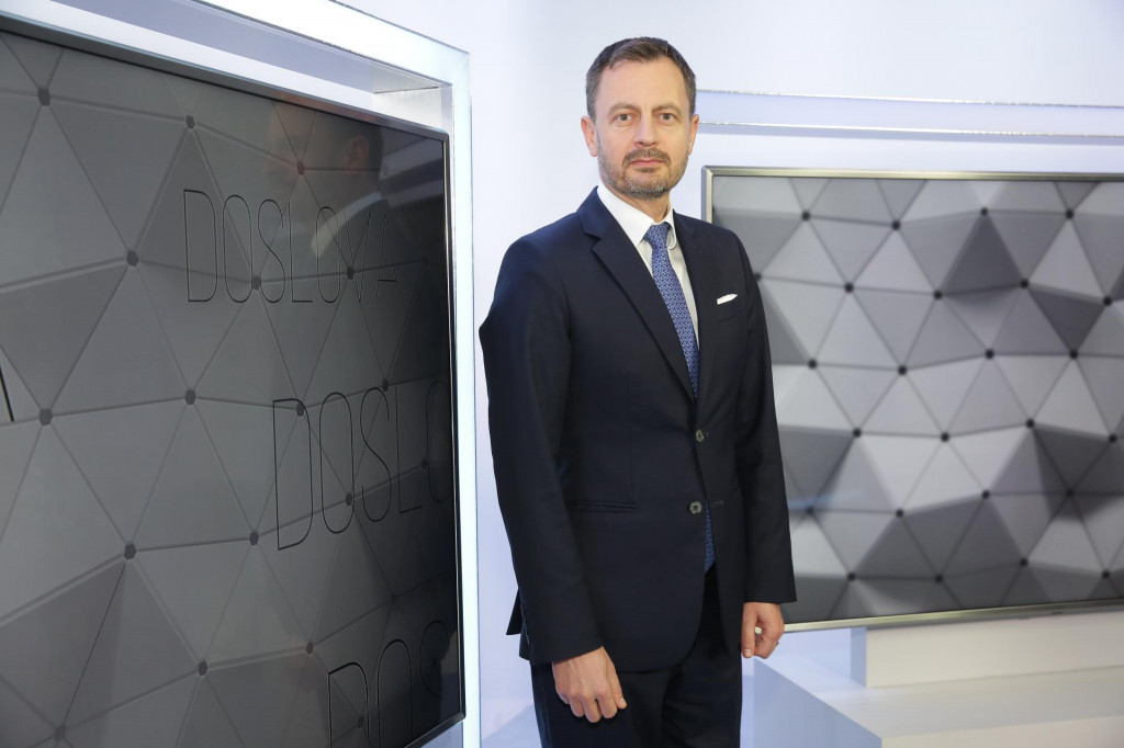 Predseda vl&aacute;dy SR Eduard Heger SN&Iacute;MKA: Peter Mayer