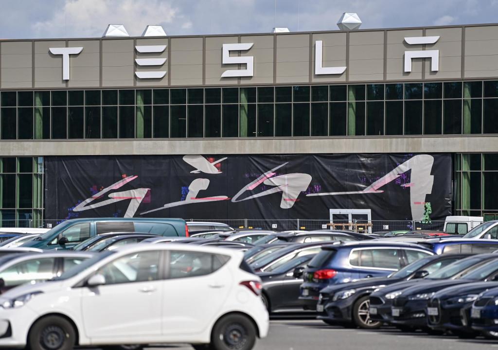 Závod amerického výrobcu elektrických áut Tesla v nemeckom Grünheide. FOTO: TASR/DPA