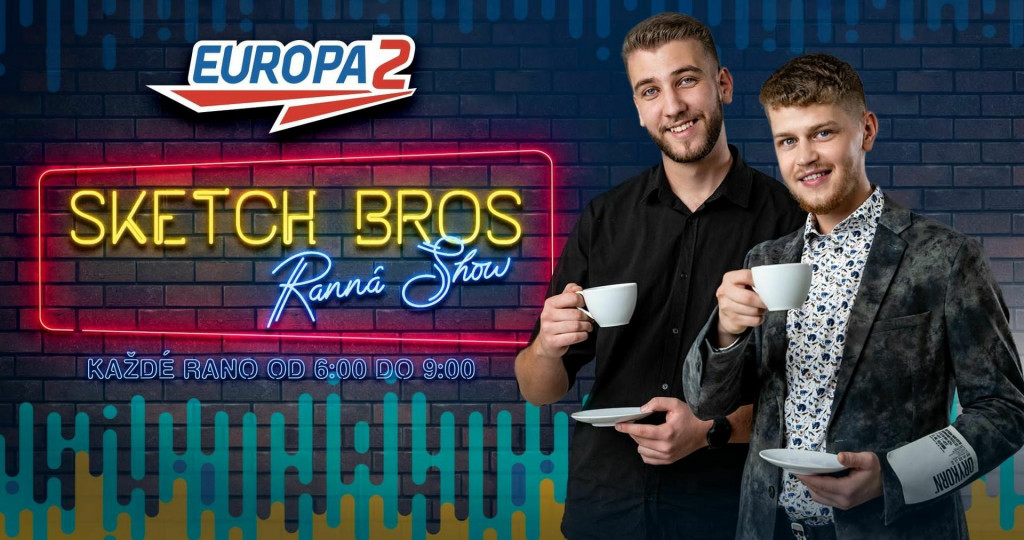 Europa 2 prináša novú rannú show s populárnou dvojicou SketchBros.