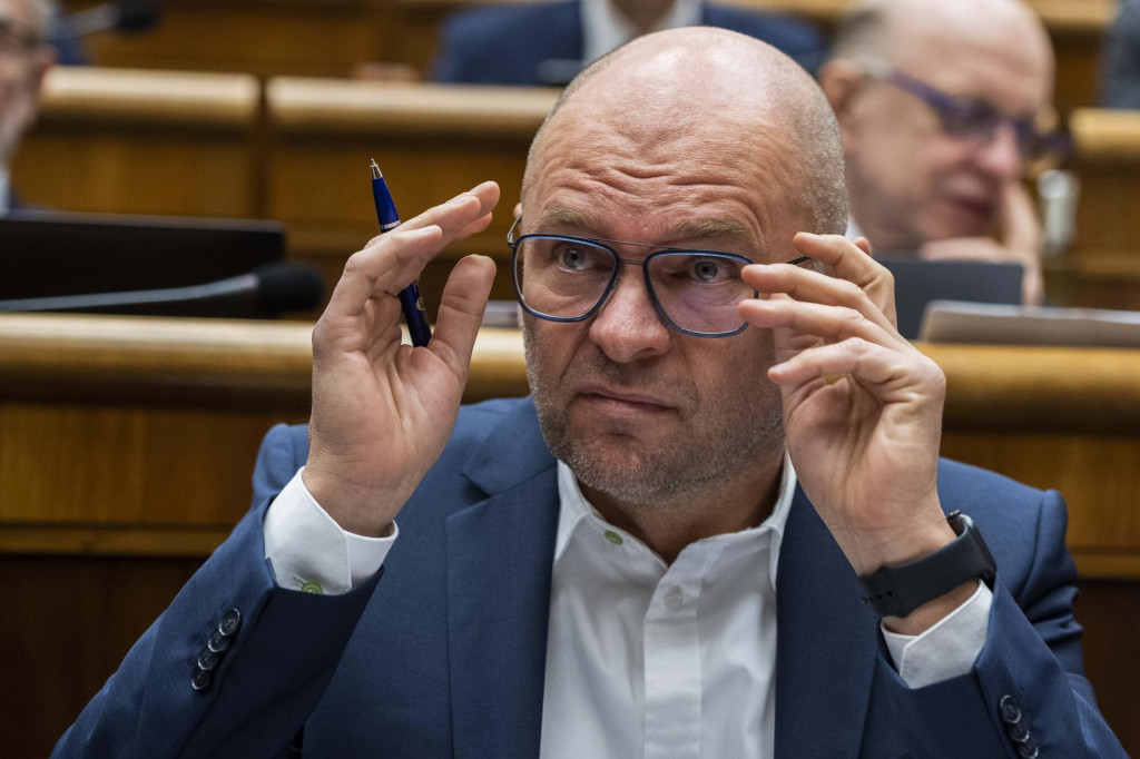 Predseda SaS Richard Sul&iacute;k. FOTO: TASR/Jaroslav Nov&aacute;k