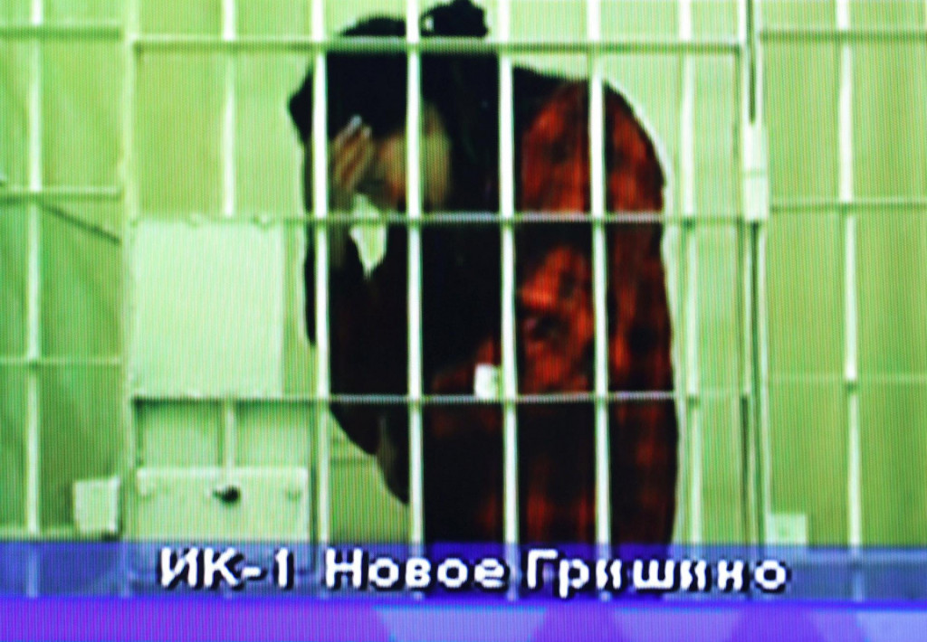 Brittney Grinerová počas vypočúvania na ruskom súde. FOTO: REUTERS