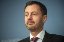 Slovenský premiér Eduard Heger. FOTO: TASR/Jakub Kotian