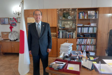 Makoto Nakagawa je japonským veľvyslancom na Slovensku od marca 2020. FOTO: HN/Pavel Novotný