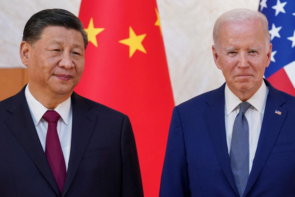 Prezidenti USA a Číny Joe Biden a Si Ťin-pching. FOTO: Reuters