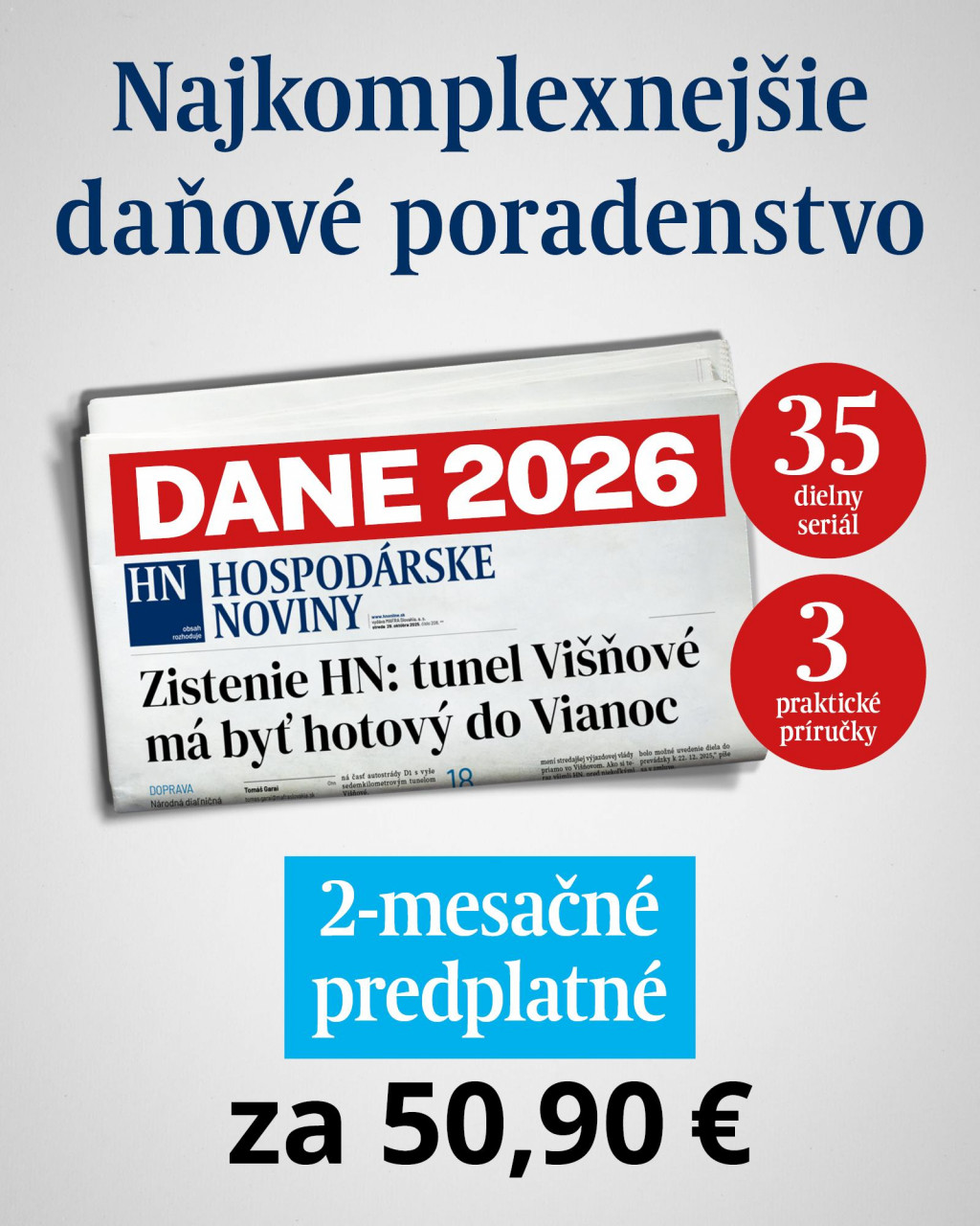 Dane 2026 2-mesačn&eacute; predplatn&eacute;