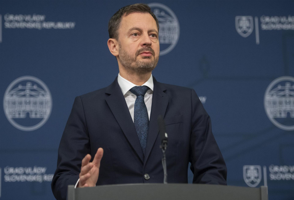 Premi&eacute;r Eduard Heger. FOTO: TASR/Martin Baumann