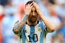 Sklamaný Lionel Messi. FOTO: REUTERS