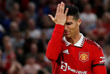Portugalský futbalista Cristiano Ronaldo. FOTO: Reuters