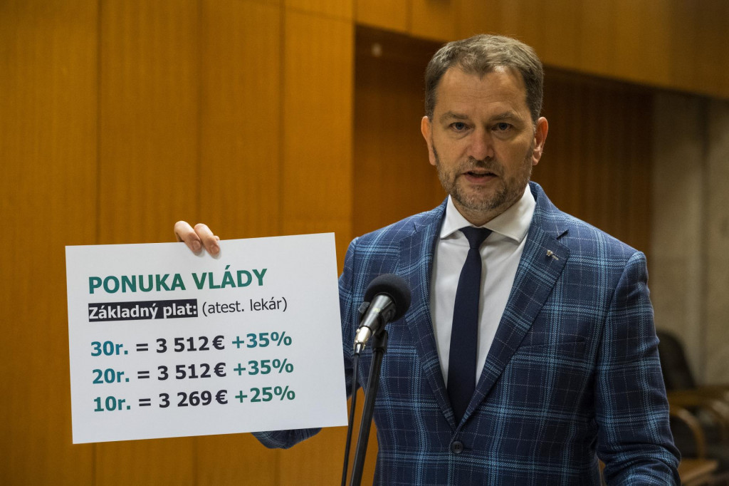 Podpredseda vlády a minister financií SR Igor Matovič (OĽANO). FOTO: TASR/Jaroslav Novák