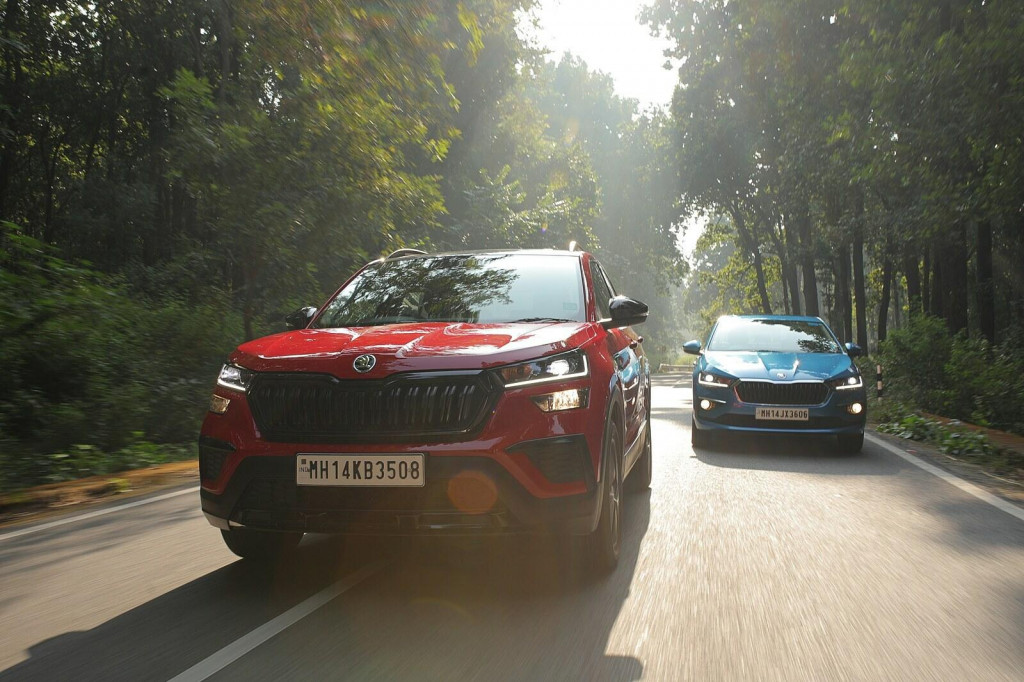 &Scaron;koda Slavia a Kushaq