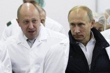 Jevgenij Prigožin a Vladimir Putin. FOTO: Reuters