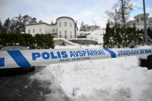 Páska švédskej polície. FOTO: Reuters
