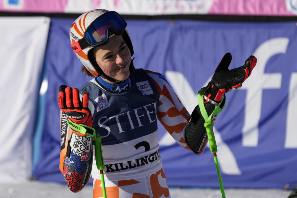 Slovenská lyžiarka Petra Vlhová.FOTO: TASR/AP

