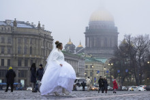 Palácové námestie v Petrohrade. FOTO TASR/AP
