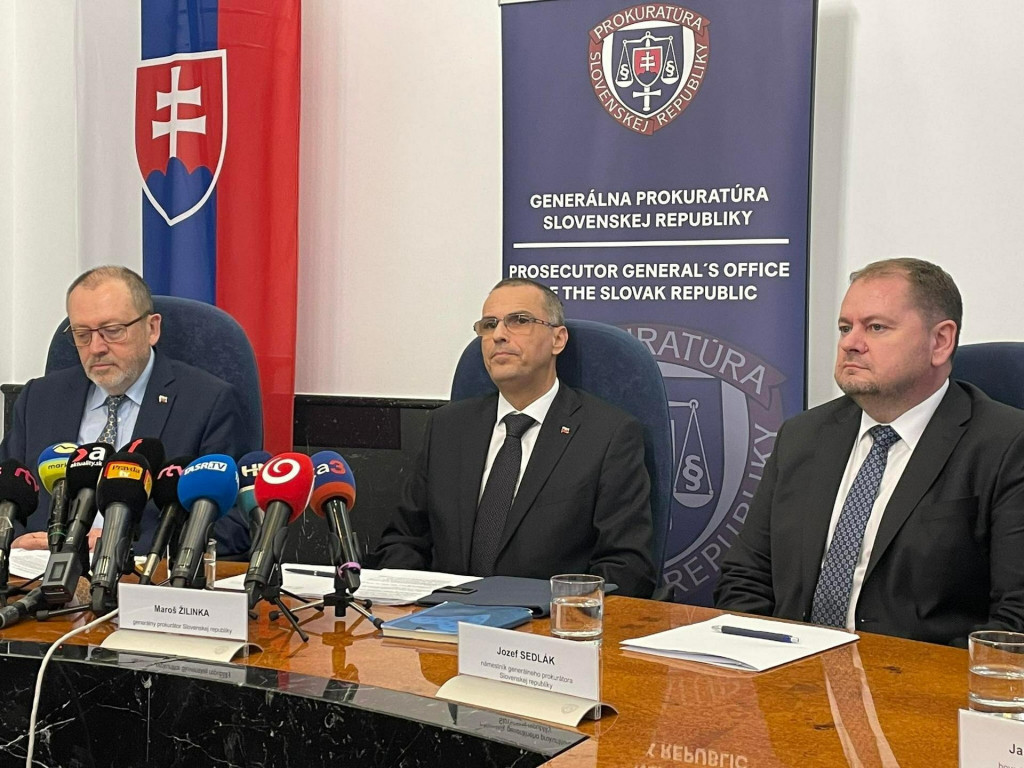 Vyhl&aacute;senie gener&aacute;lnej prokurat&uacute;ry SR. FOTO: HN/A. Cs&eacute;pl&ouml;