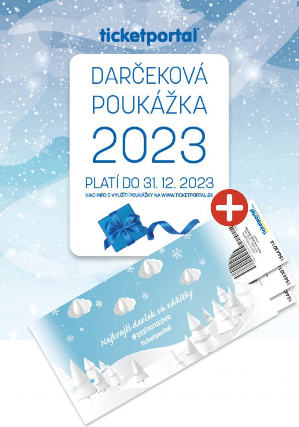 Ticketportal darčekov&aacute; pouk&aacute;žka