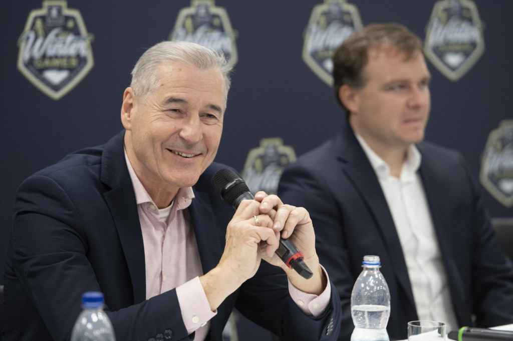 Hlavn&yacute; organiz&aacute;tor Mari&aacute;n Bez&aacute;k ver&iacute;, že chystan&eacute; podujatie bude pravou oslavou kvalitnej hokejovej &scaron;ou. FOTO: TASR/P. Neubauer