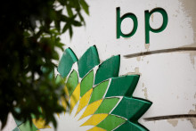 Logo britskej ropnej spoločnosti BP. FOTO: Reuters