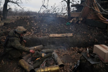 Ukrajinský vojak. FOTO: Reuters