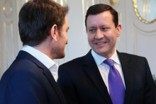 Igor Matovič a Daniel Lipšic boli svojho času lídrami strany OĽaNO-NOVA. FOTO: HN/Pavol Funtál