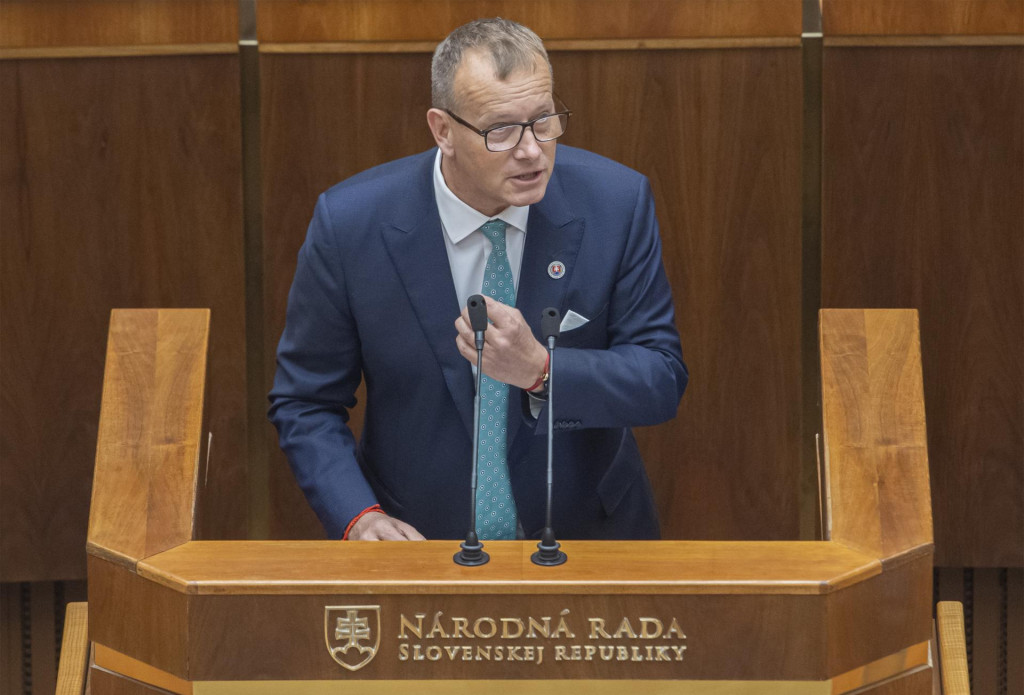 Predseda parlamentu Boris Koll&aacute;r. FOTO: TASR/Martin Baumann