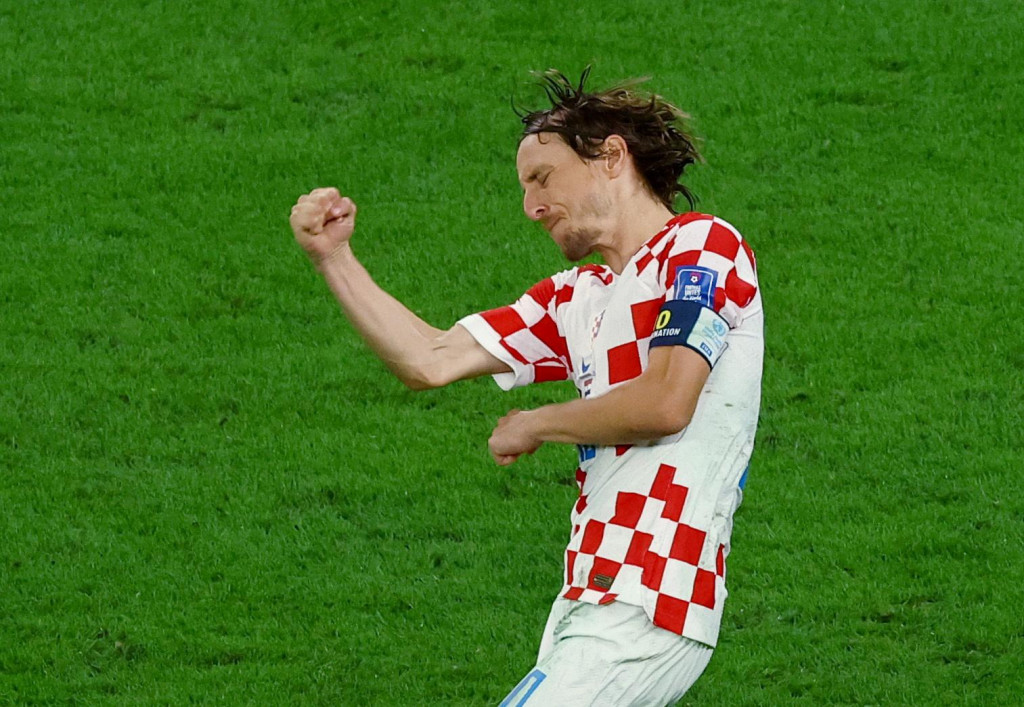 Chorvátsky futbalista Luka Modrič. FOTO: Reuters