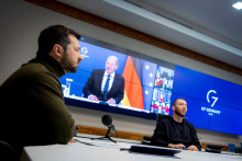 Ukrajinský prezident Volodymyr Zelenskyj. FOTO: Reuters/Ukrainian Presidential Press Ser