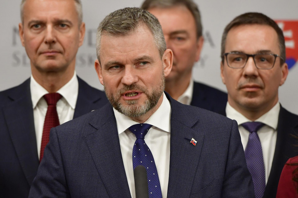 Predseda strany Hlas-SD Peter Pellegrini. FOTO: TASR/Jaroslav Nov&aacute;k