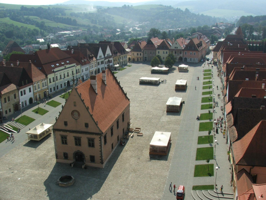 Námestie v Bardejove