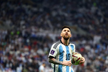 Lionel Messi počas zápasu. FOTO: REUTERS