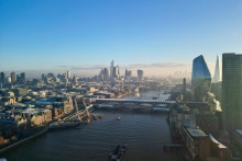 Londýnske City je dôležitým finančným centrom. FOTO: Reuters