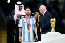 Argentínu doviedol k vytúženému zlatu súhrn viacerých aspektov. Jedným z nich bol aj Lionel Messi. FOTO: Reuters