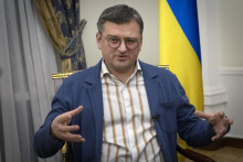 Ukrajinský minister zahraničných vecí Dmytro Kuleba. FOTO: TASR/AP
