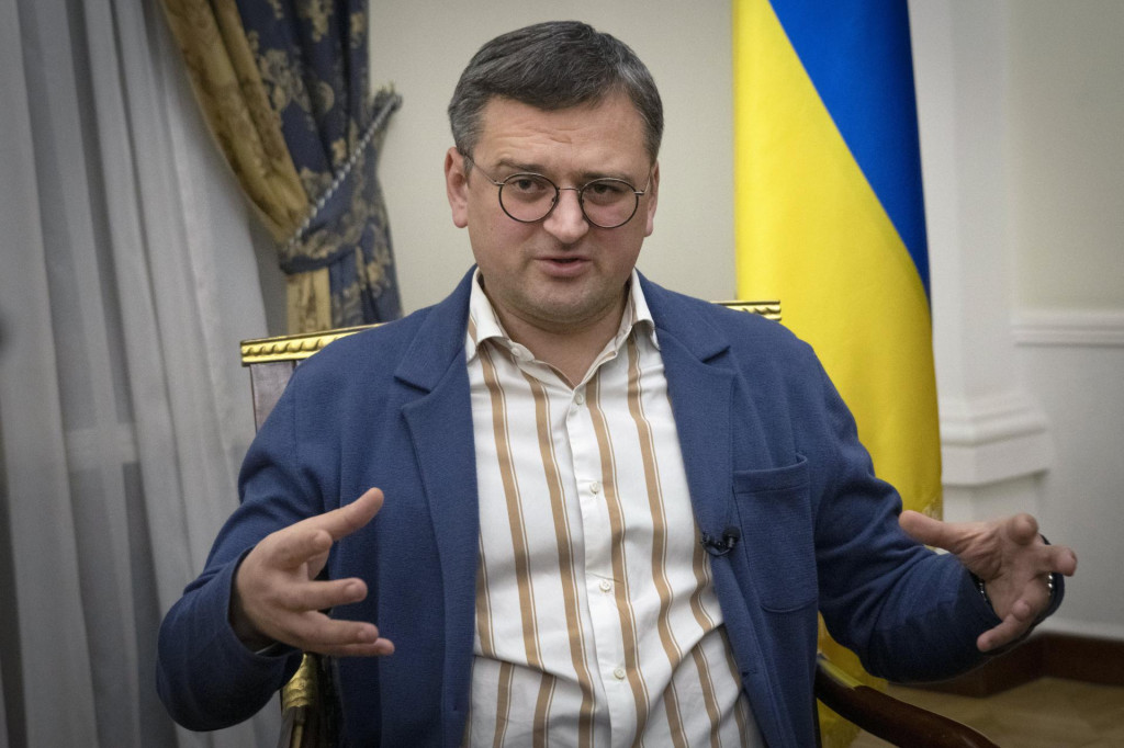 Ukrajinský minister zahraničných vecí Dmytro Kuleba. FOTO: TASR/AP
