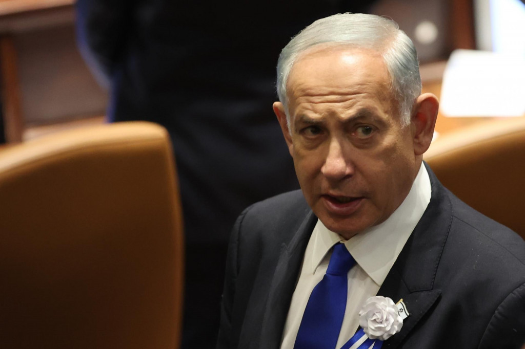 Líder izraelskej strany Likud Benjamin Netanjahu. FOTO: TASR/AP