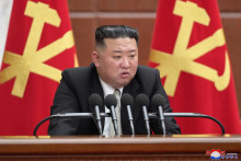 Kim Čong-un. FOTO: KCNA/Reuters
