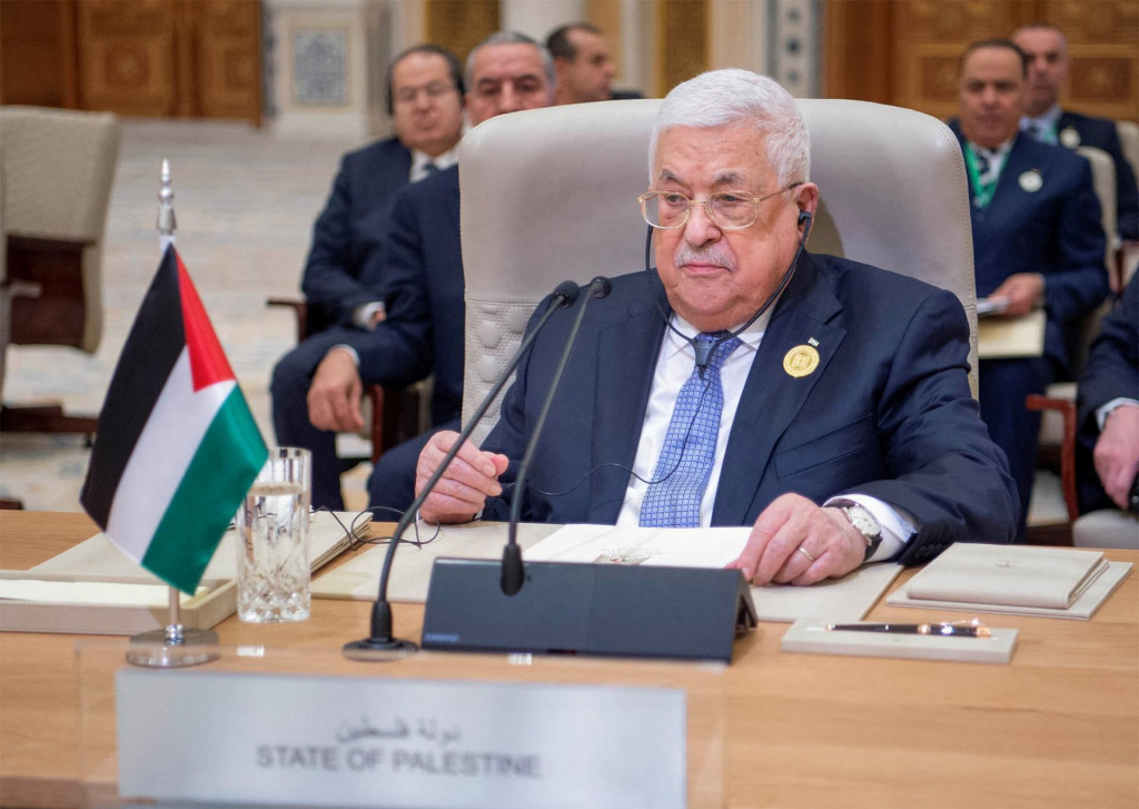 Palestínsky prezident Mahmúd Abbás. FOTO: Saudi Press Agency/Reuters