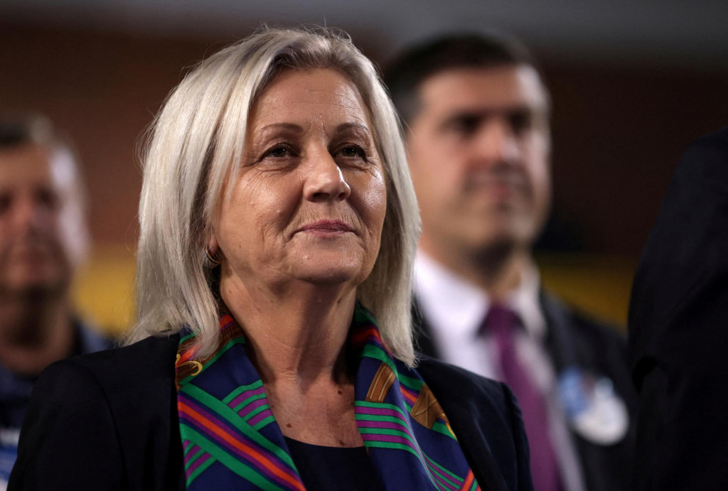 Borjana Krištová sa pred samotným hlasovaním o jej nominácii zaviazala, že sa zameria na mnoho reforiem, ktoré musí krajina uskutočniť, aby dosiahla svoj cieľ – vstup do EÚ. FOTO: REUTERS