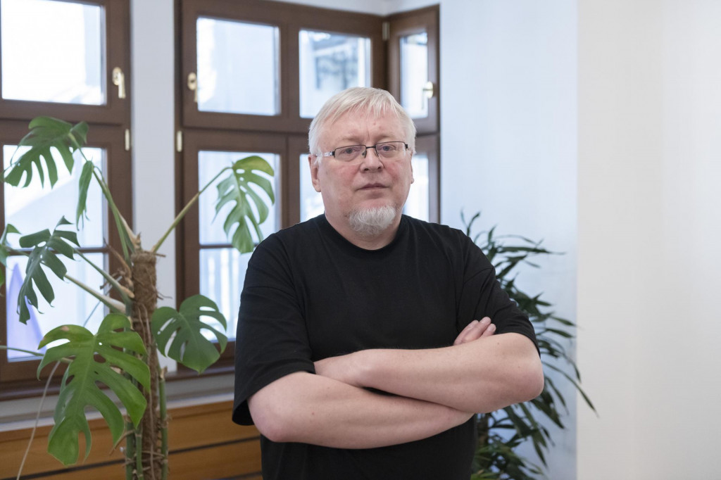 Spisovateľ Pavel Kosat&iacute;k, zdroj: arch&iacute;v PK, FOTO: Peter Korček