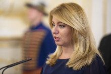 Prezidentka Zuzana Čaputová vo svojom prejave varovala aj pred aktuálnymi hrozbami. FOTO: TASR/Jakub Kotian