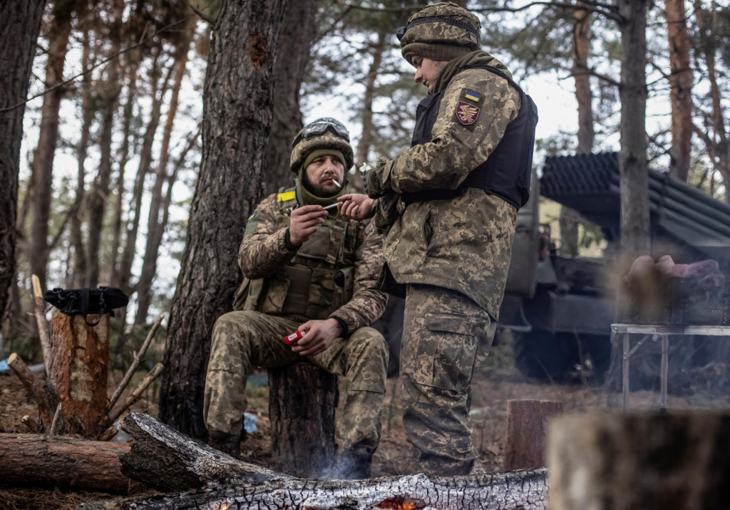 Vojaci na Ukrajine. FOTO: Reuters