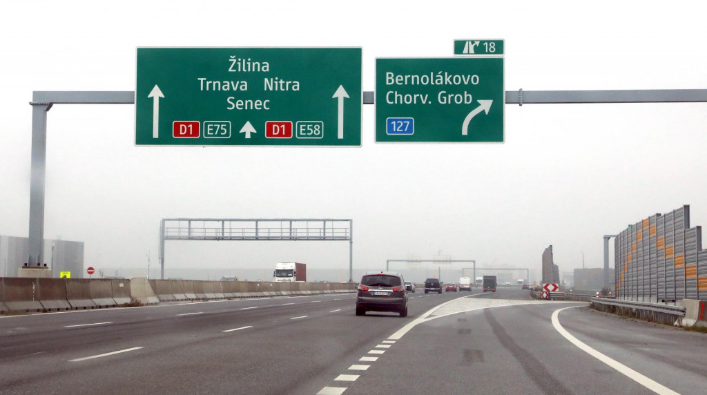 Bratislavská župa plánuje veľké dopravné zmeny pri vstupe do hlavného mesta. Potrvá to však roky. FOTO: HN/Pavol Funtál