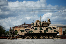 Bojové vozidlo Bradley. FOTO: Reuters